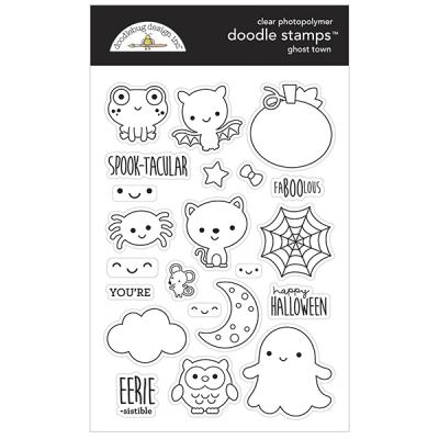 Doodlebug Ghost Town Clear Stamps - Ghost Town